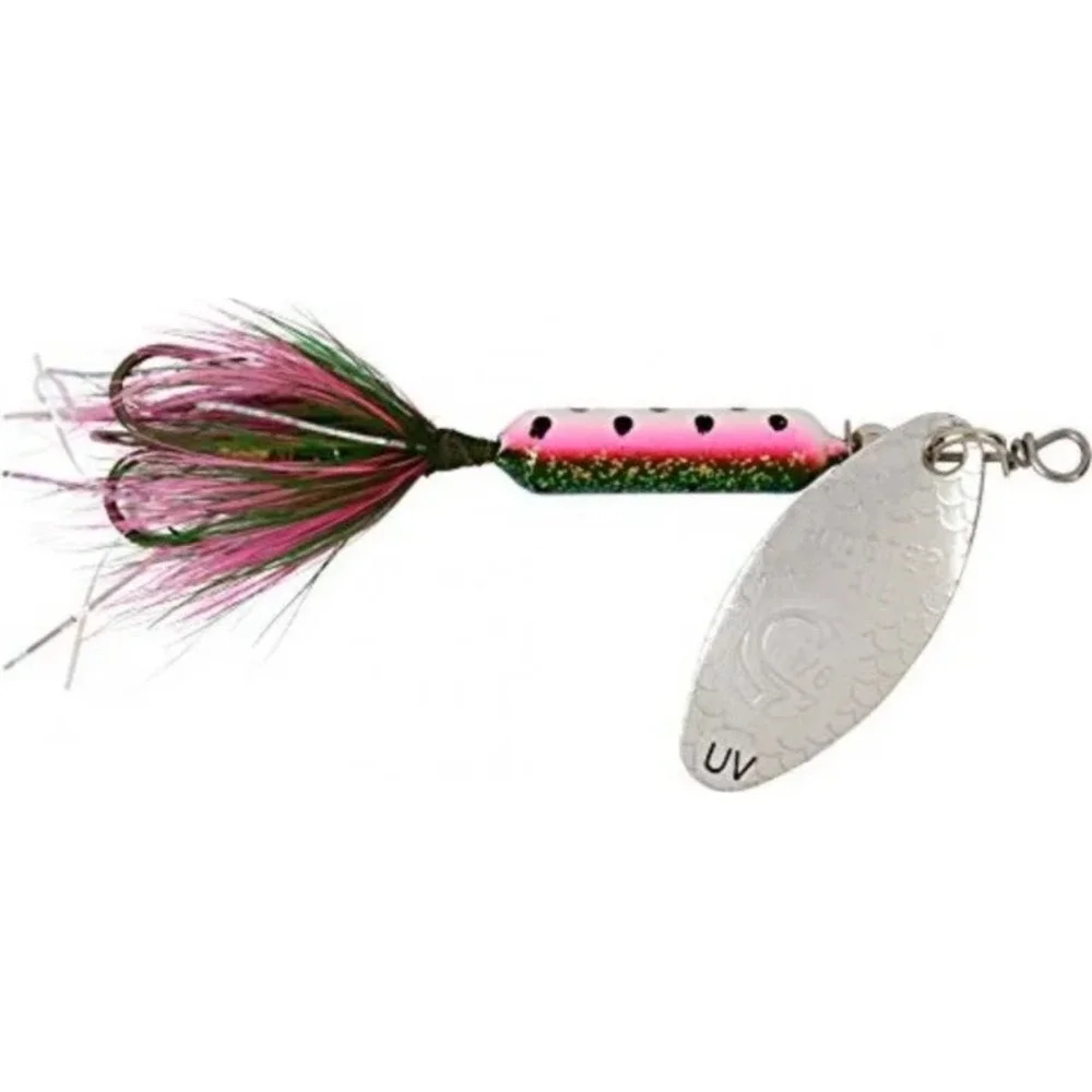 Wordens Rooster Tail Original Fishing Lure 1/8 oz Pink Trout Tiger‎